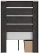 Signature Design by Ashley® Delmorta Dark Gray Youth Twin Storage Panel Bed-4