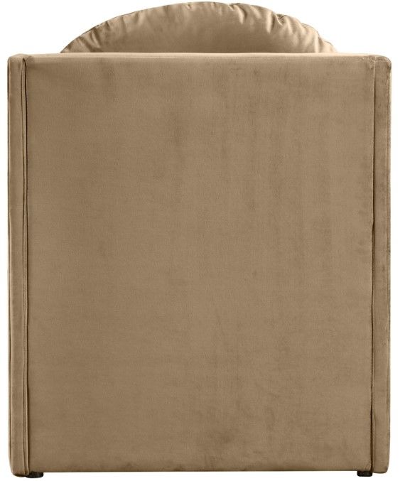Meridian Furniture Sigma Beige Velvet Upholstered Accent Chair-4