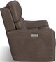 Flexsteel® Carter Cappuccino Power Reclining Loveseat with Power Headrests and Lumbar-2