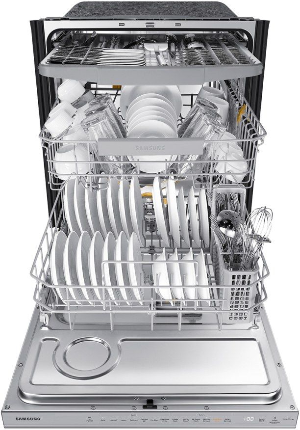 Samsung 24" Fingerprint Resistant Stainless Steel Top Control Built In Dishwasher-2