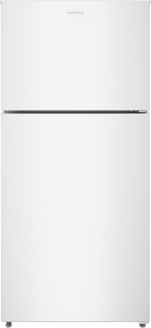 Amana® 30" 19.3 Cu. Ft. White Garage Ready Top Freezer Refrigerator with Dual Crisper Drawers-0