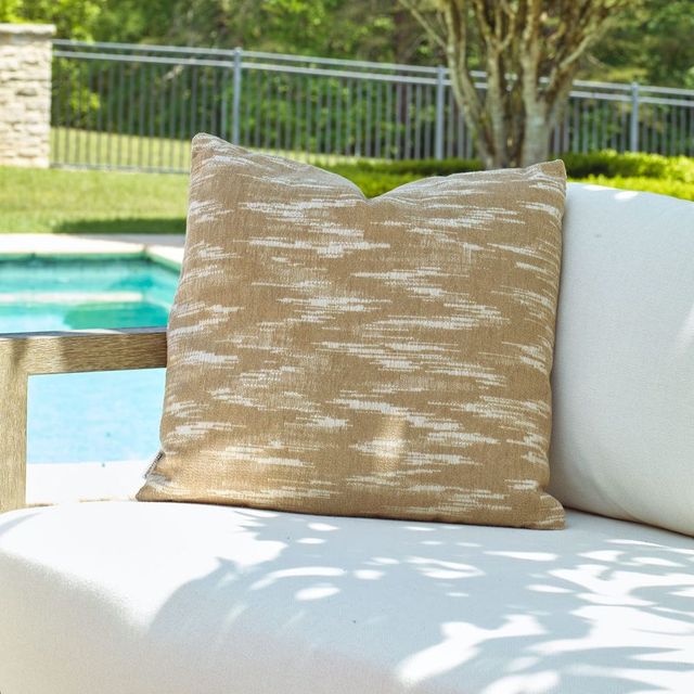 Uttermost® Mountains Sand Polyester Indoor-Outdoor Pillow-1