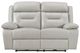 Homelegance® Laconia Silver Leather Power Double Reclining Loveseat-2