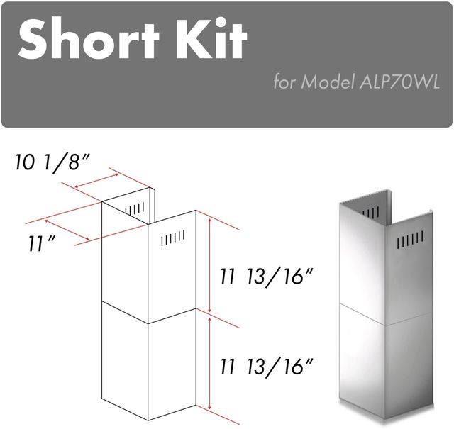Zline  Stainless Steel Chimney Extension-1