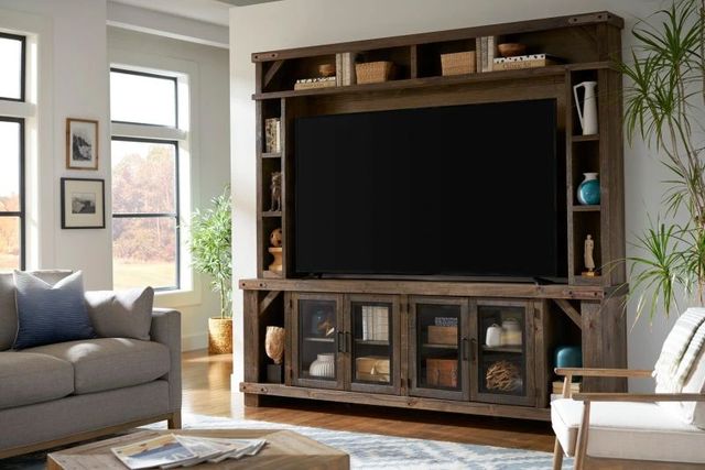 aspenhome® Sawyer Brindle 98'' Console and Hutch-1