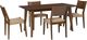 Powell® Cosgrove 5-Piece Brown Dining Set-0