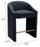 Zuo® Modern Emas Midnight Gray Counter Stool-1