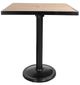 CabanaCoast® Customizable Kensington Wooden 32" Outdoor Square Pedestal Bar Table-0