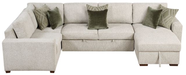 Homelegance® Isla 4-Piece Sage Sand Sectional with Reversible Chaise-2