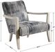 Uttermost® Watercolor Gray/Natural Off-White Accent Chair-2
