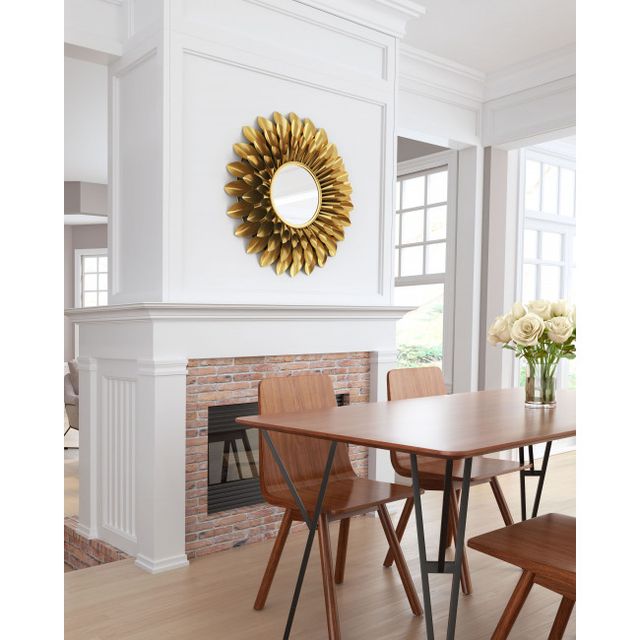 Zuo® Modern Sunflower Gold Mirror-3