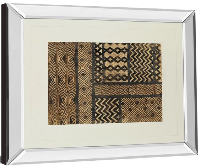 Classy Art Kuba Abstract by Sue Schlabach Mirror Framed Wall Art-1