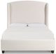 Bassett® Furniture Customizable Paris Full Upholstered Panel Arched Bed-1