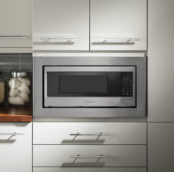 Monogram® 30" Stainless Steel Microwave Trim Kit-2