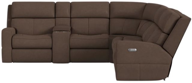 Flexsteel® Customizable Score Power Reclining Sectional-2