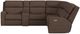 Flexsteel® Customizable Score Power Reclining Sectional-2