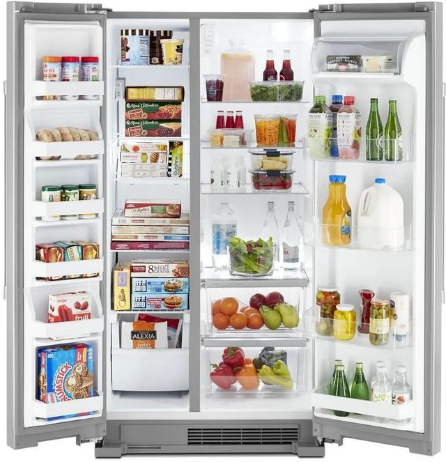 Maytag® 36 in. 24.9 Cu. Ft. Fingerprint Resistant Stainless Steel Side-by-Side Refrigerator-3