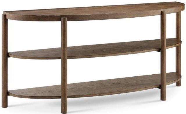 Magnussen Home® Hadleigh Honey Demilune Sofa Table-1