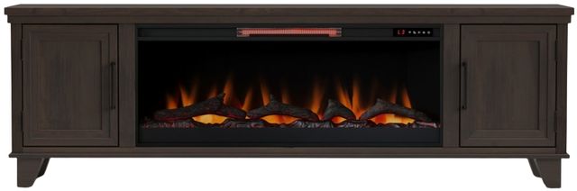 Legends Home Real Cozy Sonoma Java 78" Fireplace Console-3