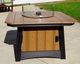 Nature's Best Furniture Customizable Adirondack Polyethylene Outdoor Counter Firepit-1