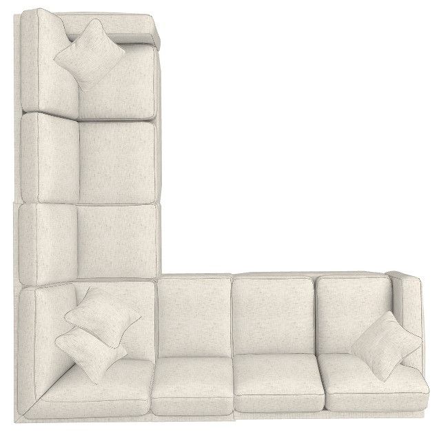 La-Z-Boy® Meyer 5-Piece Oyster Nico Sectional-3