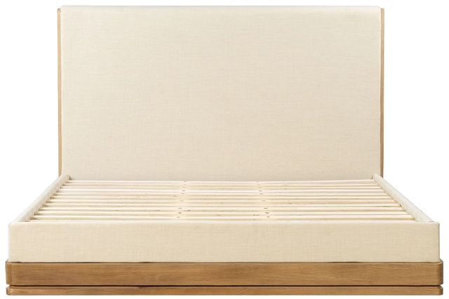 ACME Furniture Zoey Beige Upholstered Queen Panel Bed-3