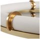 Uttermost® Cyprus Brass/White Oval Tray-4