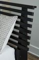 Signature Design by Ashley® Danziar Black King Slat Panel Bed-4