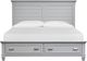 Magnussen Home® Charleston Harbor Gray California King Panel Storage Bed-2