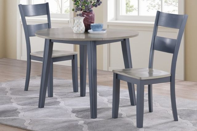 American Wholesale Furniture Graphite/Gray Dining Side Chair-2