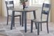 American Wholesale Furniture Graphite/Gray Dining Side Chair-2