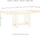 Signature Design by Ashley® Moriville Grayish Brown Counter Height Dining Table-3