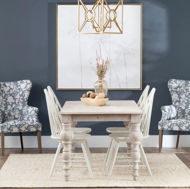 Crestview Collection Harvest White Dining Table-1