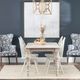 Crestview Collection Harvest White Dining Table-1