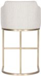 Vanguard® Furniture Vanguard Index Porcelain/Satin Brass Bar Stool-2