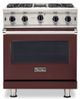 Viking® 5 Series 30" Kalamata Red Pro Style Liquid Propane Range-0