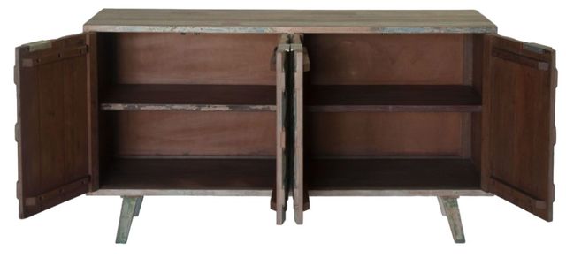 Home Trends & Design Ibiza Vintage Teal Sideboard-2