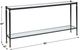 Uttermost® Javana Glass Top Console Table with Black Base-2