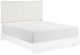 Homelegance® Linea Cream/Pearl White Eastern King Panel Bed-0