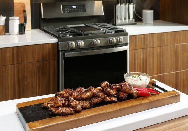 GE Profile 30" Fingerprint Resistant Stainless Steel Freestanding Natural Gas Range