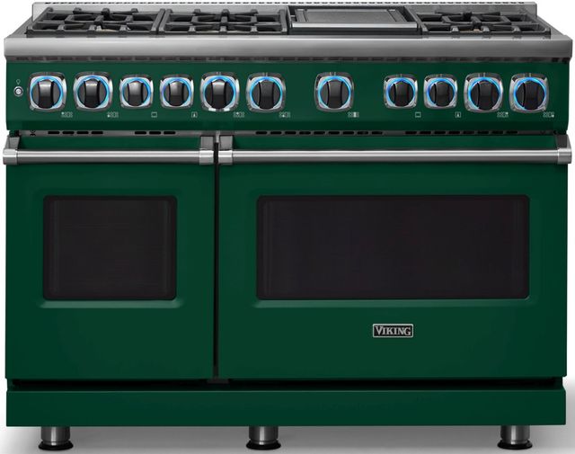 Viking® 7 Series 48'' Ivy Pro Style Dual Fuel Range with Griddle-3