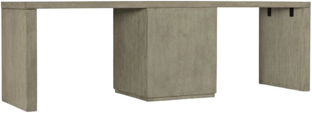 Hooker® Furniture Linville Falls Mink 96" Desk with Center Small File-3