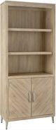 aspenhome® Maddox Biscotti Door Bookcase-0