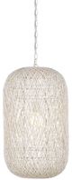 Currey & Company Cream Cocoon Medium Pendant-1