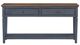 Legends Home Americana Whiskey Sofa Table with Blue Base-2