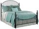 Kincaid® Weatherford Cornsilk Catlins Black Queen Metal Bed-0