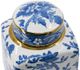 A & B Home Blue/Gold/White Jar-3