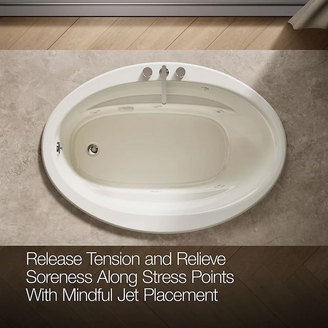KOHLER® Sunward® Biscuit 21" 60" x 42" Drop-in Whirlpool Bath-4