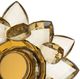 A & B Home Yellow Tea Light Holder-2