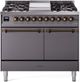 Ilve® Nostalgie II Series 40" Graphite Matte Pro Style Dual Fuel Range-0